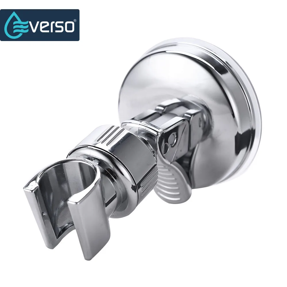 

EVERSO Universal Adjustable Elegant Sucker Shower Head Bracket Holder Bathroom Accessories Vacuum Suction Cup Shower Head Holder