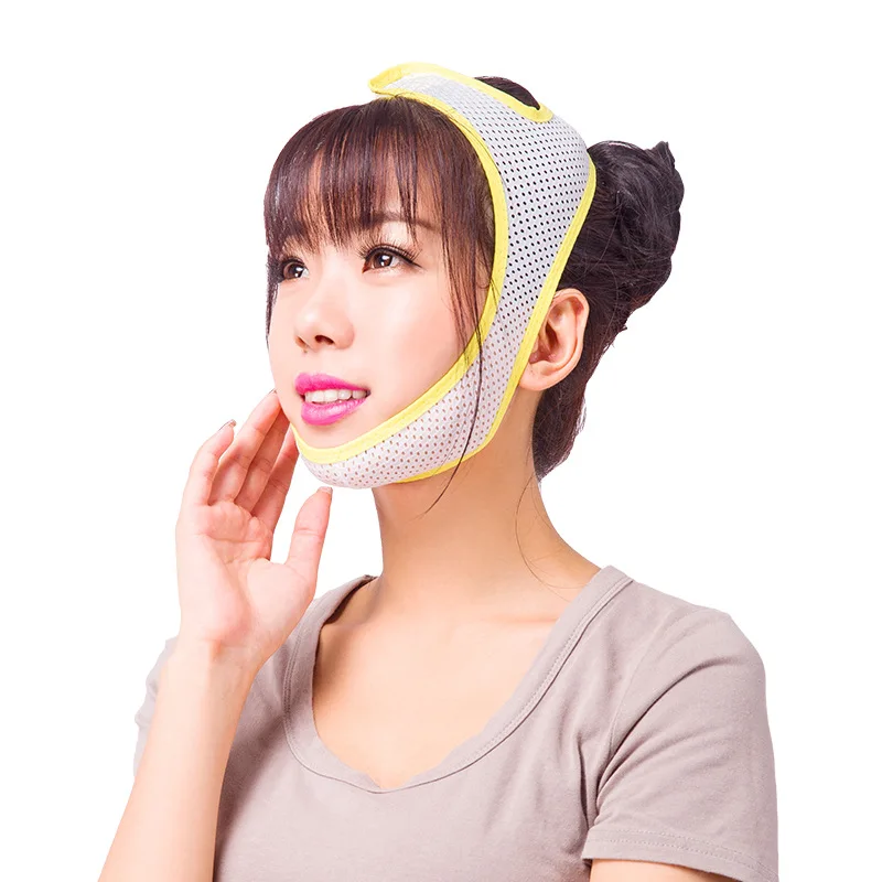 Slim Face Face Care Correction Bandage Mask Night and Day Using Slim Shaper Compact V Thin Face