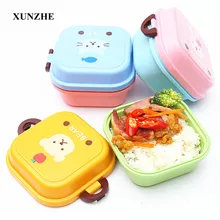 XUNZHE мини-контейнер для хранения еды для школьников портативные Ланч-боксы пищевые пластиковые контейнеры для кемпинга