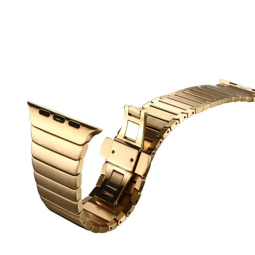 

38mm 42mm Bracelet Stainless Steel Watch Bands For Apple Watch Band Wristbands For iwatch Series 1 2 3 Replacement Butterfly