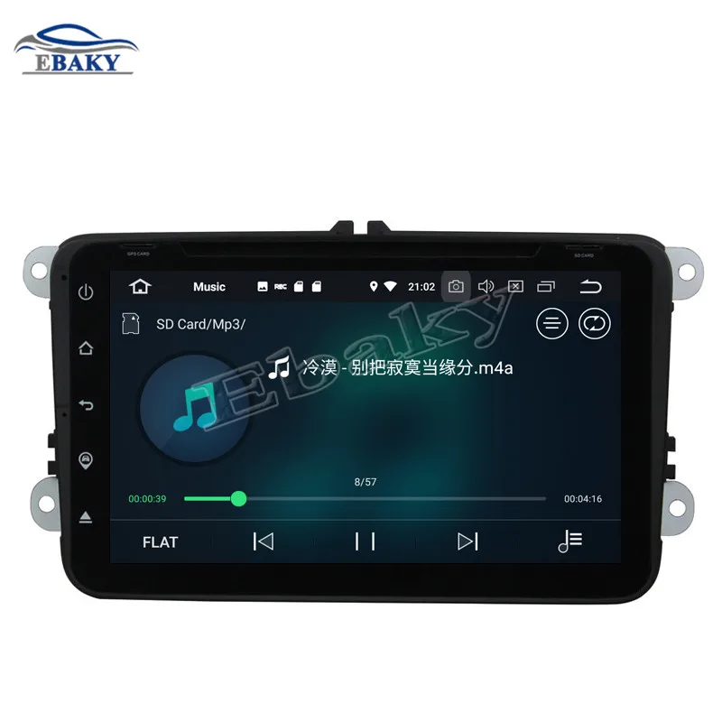 Perfect 2din 4G RAM 64G ROM Octa Core Android 9.0 Car DVD for VW Magotan/Caddy/Passat/Sagitar/Tiguan/Touran/Jetta/Seat/CC/Polo/Golf 5