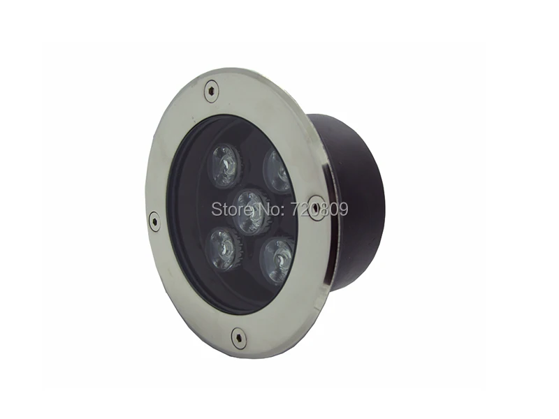 

10pcs/lot Free Shipping 5W Round LED Underground Lamp Inground Light Outdoor Path Lamp AC85-265v Pure/Warm white
