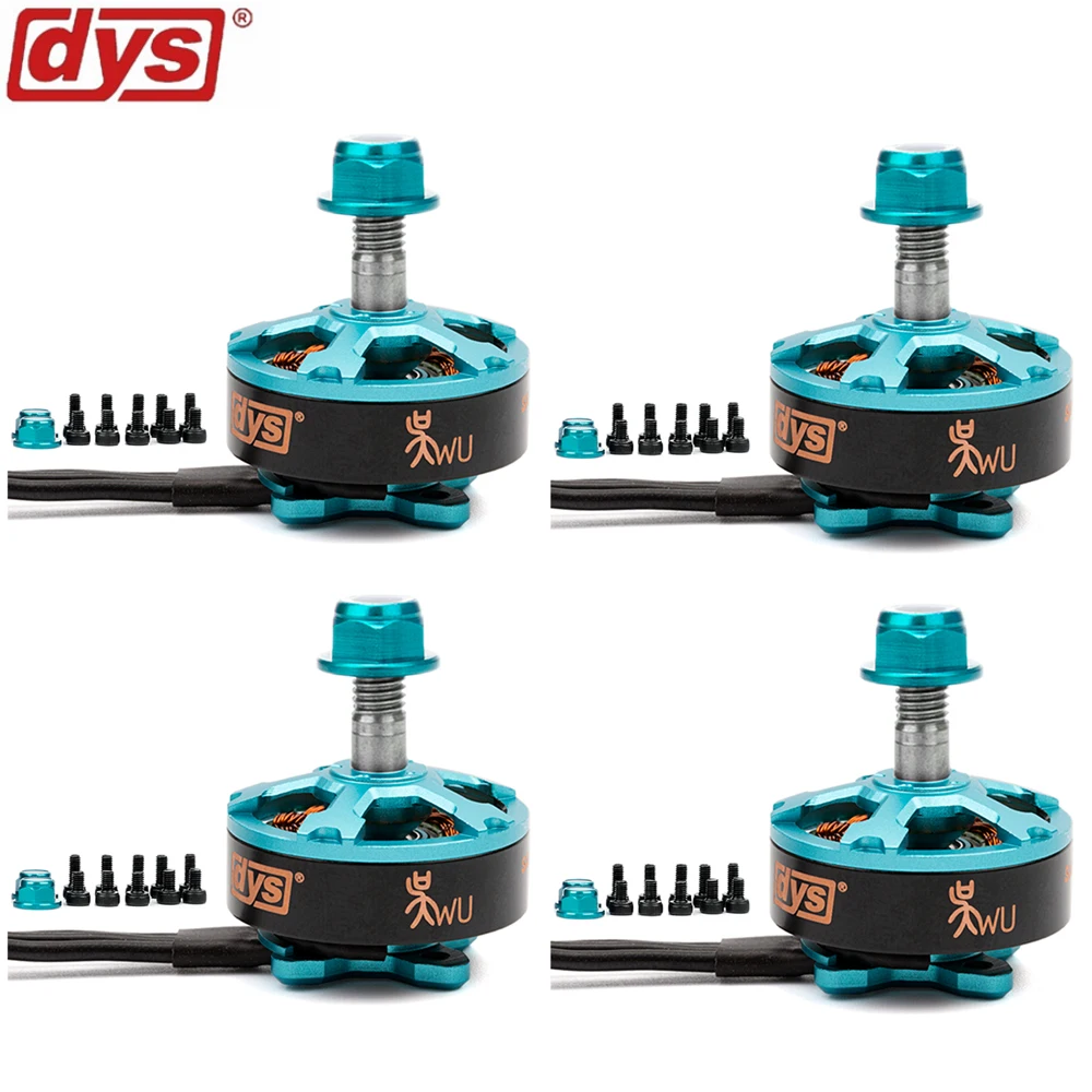 

4pcs/lot DYS Samguk Series Wu 2206 2400KV 2700KV 3-4S Brushless Motor CW for RC Models Multicopter Frame Propeller
