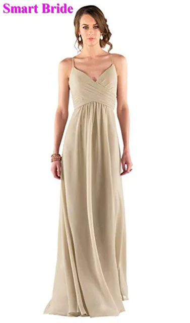 Special Offers Chiffon Bridesmaid Dress A-line Long Pleat Spaghetti Straps Party Lace Up Back Guest Dresses Simple Gowns BD82 Special Offers Chiffon Bridesmaid Dress A-line Long Pleat Spaghetti Straps Party Lace Up Back Guest Dresses Simple Gowns BD82