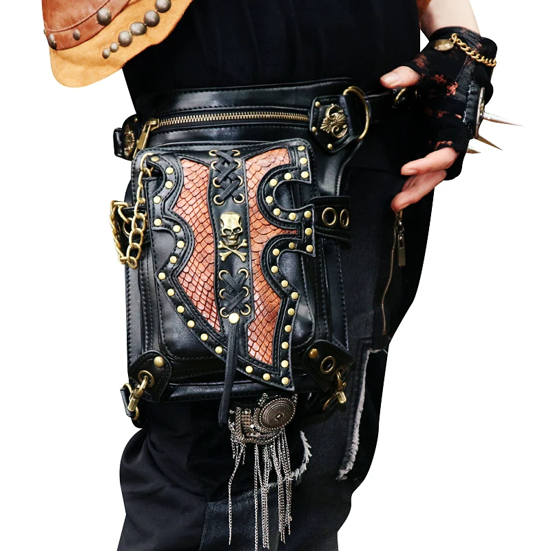 Сумка в стиле стимпанк Gear Duke винтажная сумка ретро рок готическая на плечо Goth