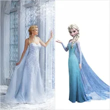 Neue einzigartige elsa prinzessin prom kleider 2016 schöne schatz backless dress für prom elsa prinzessin party graduation dress