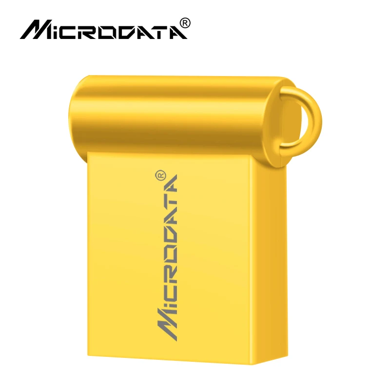 Золотой Супер Мини крошечный металлический usb флэш-накопитель реальный 64 ГБ 16 ГБ 32 ГБ флеш-накопитель металлический 4 ГБ 8 ГБ usb флеш-накопитель Флешка usb флешка - Цвет: Золотой