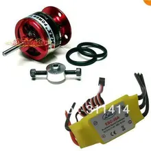 30A Brushless ESC controlador de velocidade + EMAX 1200KV Brushless Motor de avião RC Multicopter Quadcopter Xcopter + frete grátis