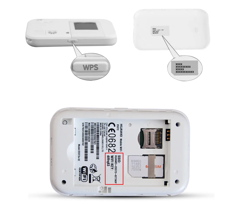 Unlocked HUAWEI E5372 E5372s-32 4G 150Mbps LTE Cat4 Pocket Mobile.