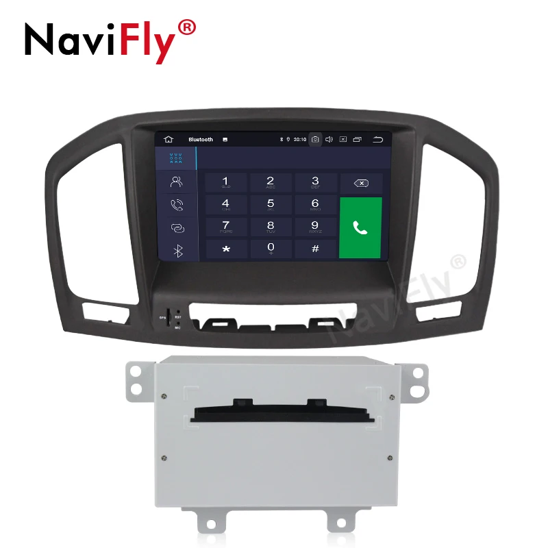Cheap NaviFly PX30 IPS+DSP Android 9.0 Car DVD player audio For Opel Vauxhall Insignia CD300 CD400 2009 2010 2011 2012 Auto Radio GPS 1