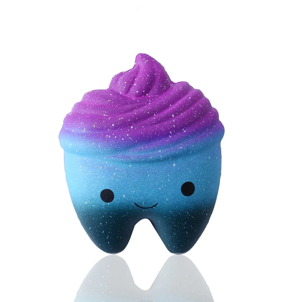 Забавный Squishy игрушки улыбка Лошадь Единорог зубы squishies замедлить рост мягкий Squeeze симпатичный телефон Шарм на подарок стресса игрушки