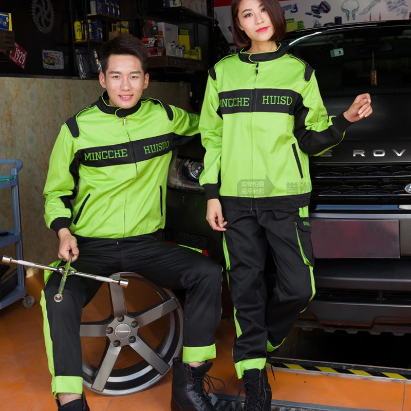 

1set Auto Beauty repair Long sleeve tooling auto repair overalls suit men wear protective clothing