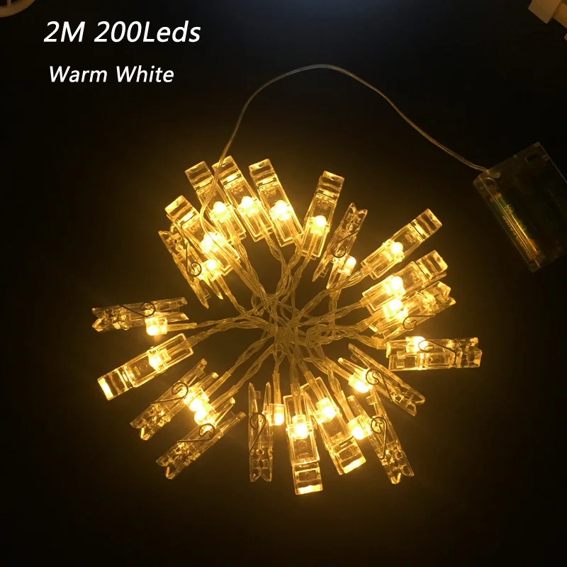 Led clip string holiday light (38)