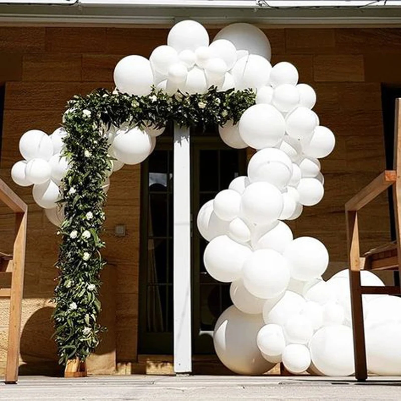 

5/12/18/36 Inch Giant White Round Balloons 18/36 Inch Wedding Macaron Baloes Arch Backdrop Photography Birthday Party Decoration