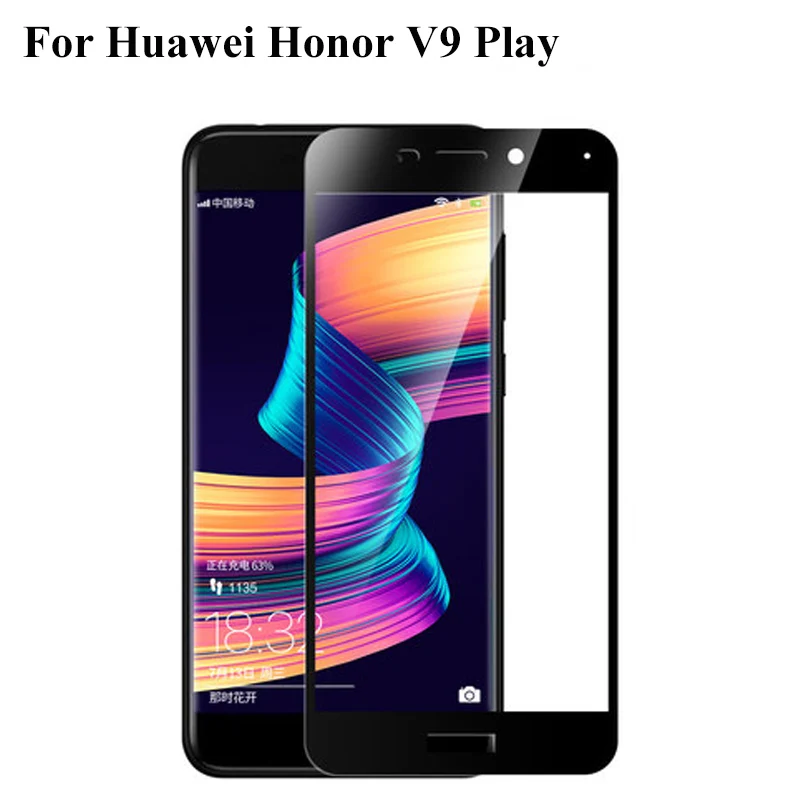 9H полная защита для экрана Huawei Honor V9 Play полное покрытие защитная пленка