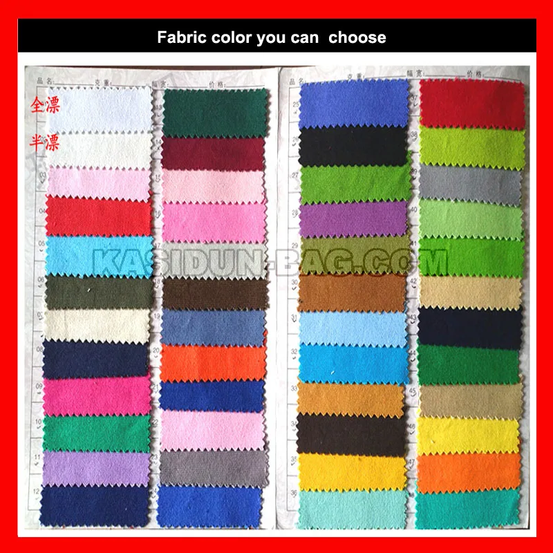 shopping bag fabric color