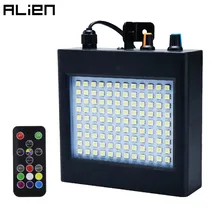 ALIEN Remote 108 светодиодный RGB Стробоскоп сценический световой эффект звуковая активация Клубные дискотеки вечерние DJ праздничные с регулируемой скоростью