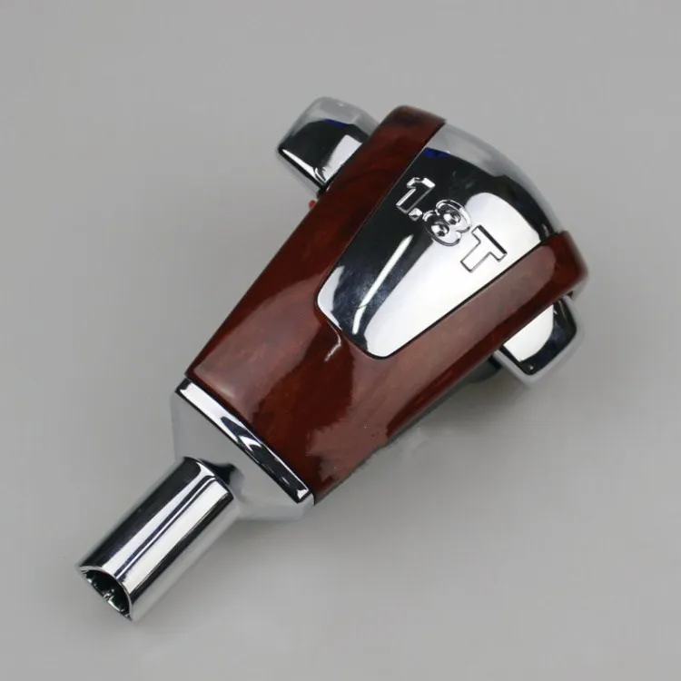 

Saborway Cherry Wood & Chrome Automatic Gear Shift Knob Shifting Handball For Passat B5 1.8T 3BD713139 3BD 713 139