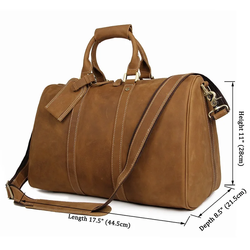 Men's Travel Duffle Bag For Man Vintage Large Capability Casual Tote Hand Weekend Bags 2019 Male Designer Business Big Bag