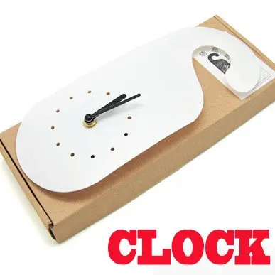 Wall Clock Home Decorate & Accents DIY Adhesive  DIY clock Black Free shipping