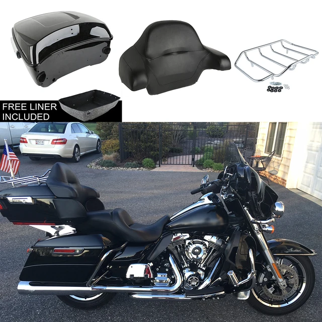 Motorcycle Luggage Rack Bag Magnificent Motorcycle Bag Trunk Top Case For Harley Touring Road King Street Motorcycle Luggage Rack Bag Magnificent Motorcycle Bag Trunk Top Case For Harley Touring Road King Street