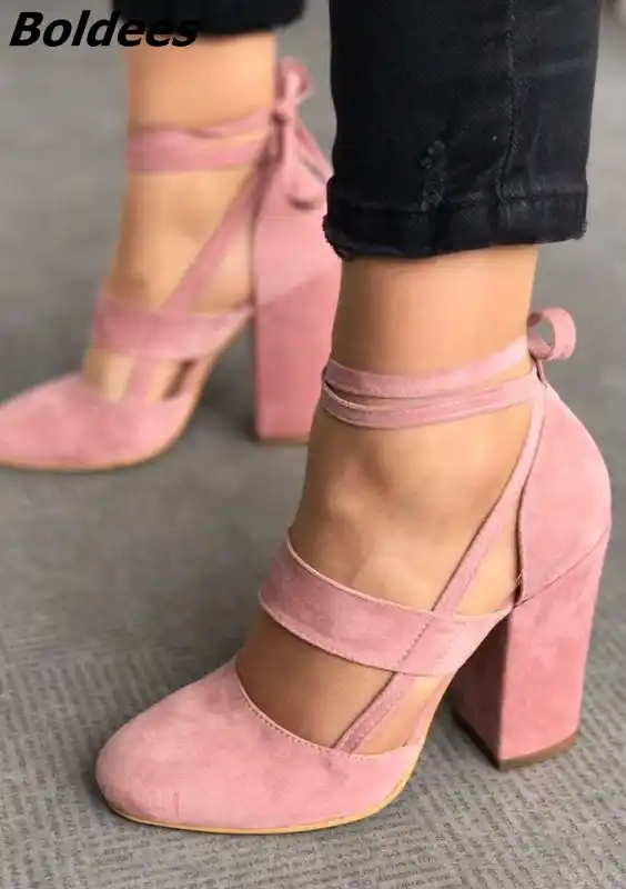 pretty block heels