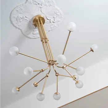 

Nordic Modern Star LED Pendant Lights Creative Personality Living Room Bedroom Cafe Kitchen Hanging Lamp Scalable Light Fixtures