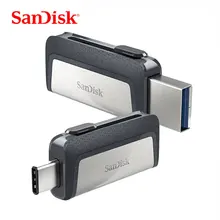 SanDisk USB Flash Drive 256 GB SDDDC2 Extreme Тип-C 128 GB 64 GB Dual OTG USB ключ 32 GB флэш-накопитель USB Memory Stick U диск 150 МБ/с