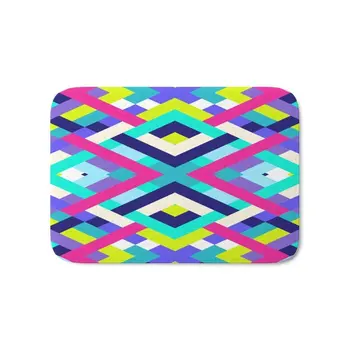

Smart Diagonals Pink Bath Mat Carpet Home Living Room Bedroom Kitchen Entrance Doormat Outdoor Rugs