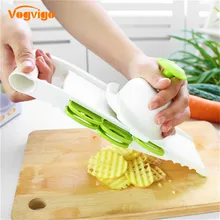 VOGVIGO Mandoline Slicer with 5 Stainless Steel Blade Manual Vegetable Cutter Carrot Cutter Onion Dicer Slicer Salad Maker