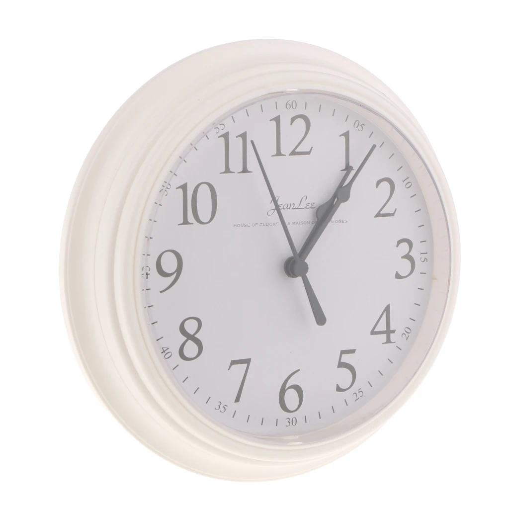 Classic Quartz Wall Clock Non Ticking Silent Clock for Home/Kitchen/Office/School, Easy to Read