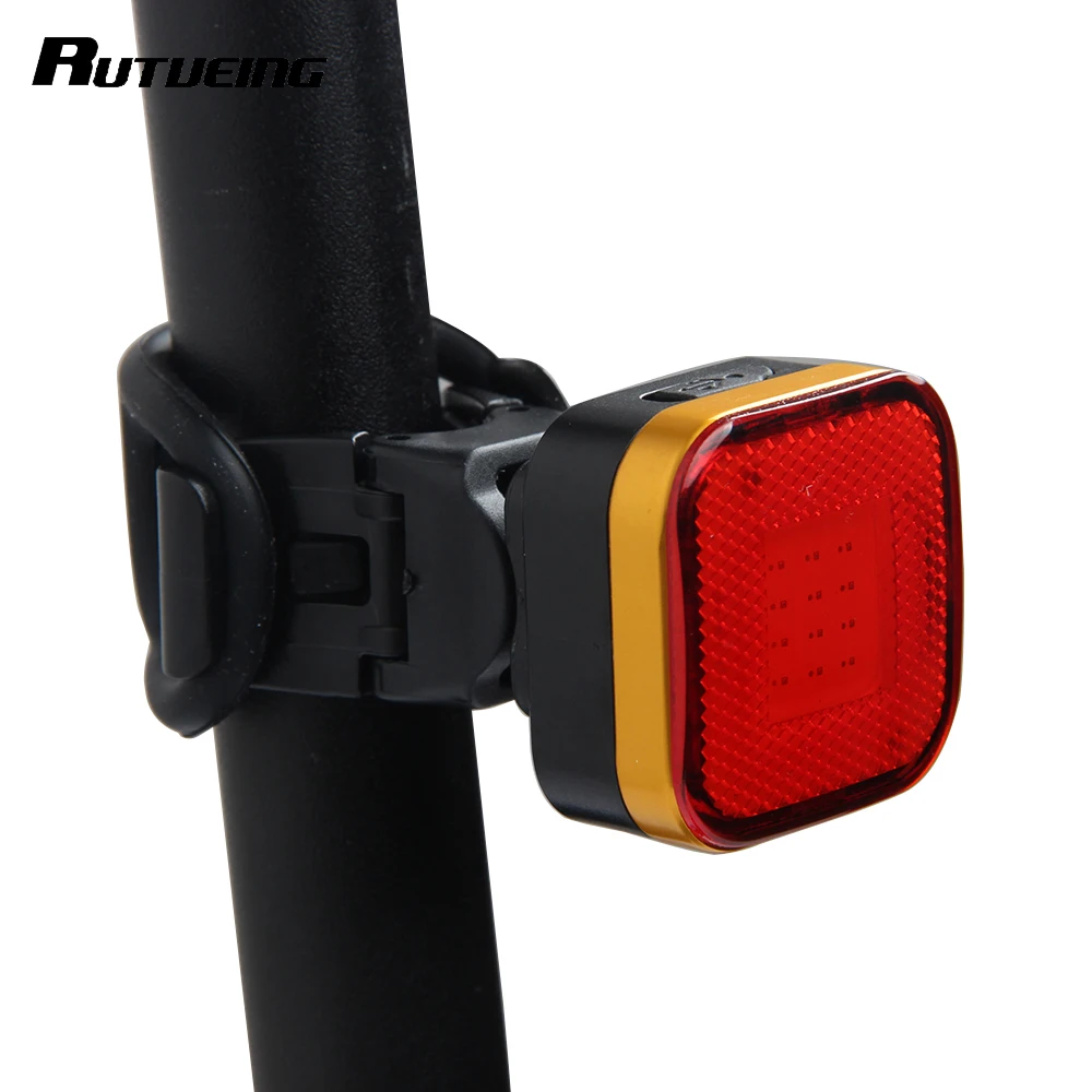 

RUTVEING COB Rear Bike Light Taillight Safety Warning USB Rechargeable Bicycle Light Tail Lamp Comet LED Cycling Bycicle Light