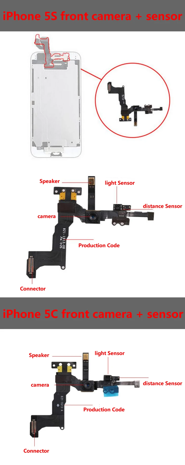 camera flex cable module for iphone   (2)
