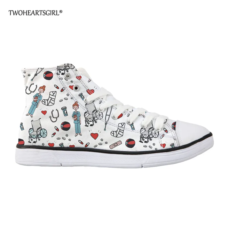 high ankle canvas sneakers