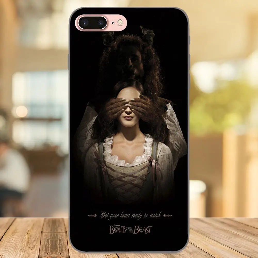 Романтическая Красавица и Чудовище для Apple iPhone X XS Max XR 4 4S 5 5S SE 6 6S 7 8 Plus Мягкий ТПУ