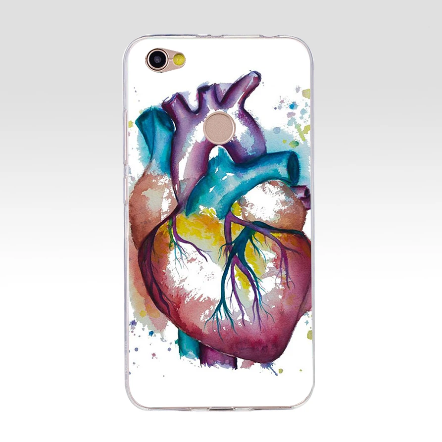 207H DESIGNS HUMAN ANATOMY Silicone Soft Tpu Cover phone Case for xiaomi redmi 4a 6a 4x note 5a pro mi a1 phone cases for xiaomi Cases For Xiaomi