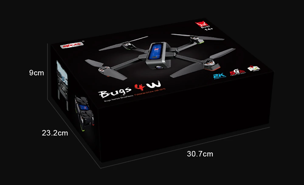 LeadingStar MJX Bugs 4W B4W gps бесщеточный складной Радиоуправляемый Дрон 5G Wifi FPV с камерой 2K RC Квадрокоптер VS F11 RC вертолет