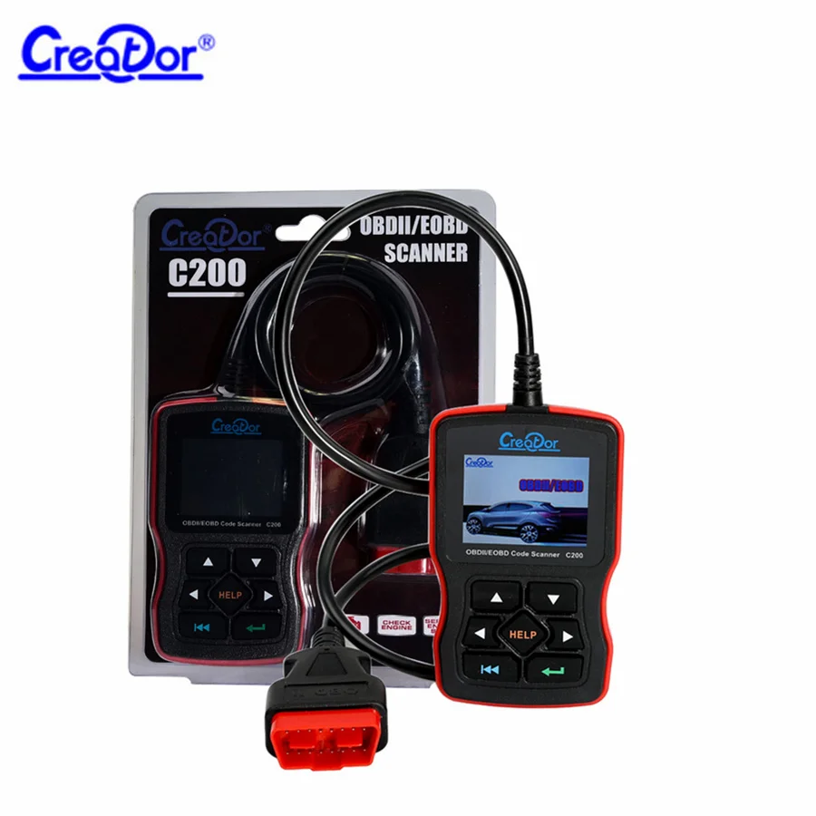 Считыватель кодов Creator C200 OBDII/EOBD диагностический инструмент для бензиновых