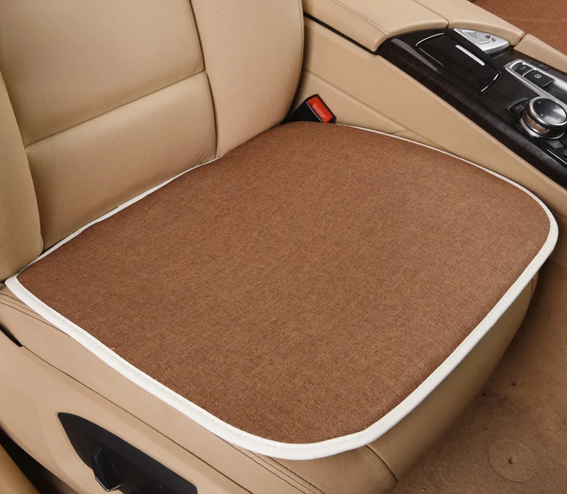Summer Cooling Breathable flax Seat Cushion Cover Pad Mat For Car Office Chair | Автомобили и мотоциклы