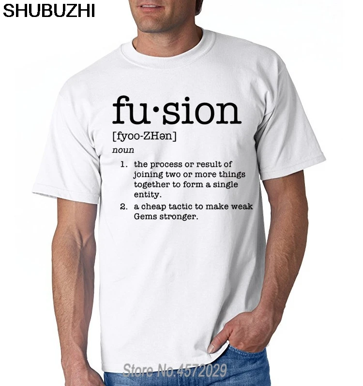 

Men Fu*sion Definiton T-shirts Summer Excellent Quality Steven Universe Shirt Korean 3D Print t shirt Short Sleeved Family Tees
