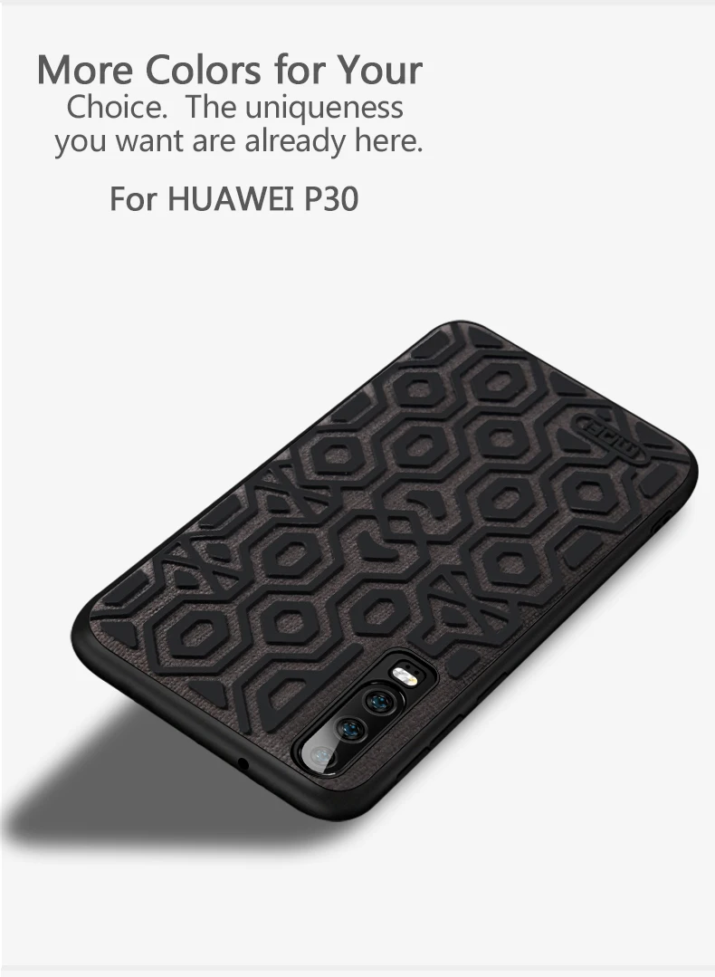 Для huawei P30 чехол нескользящий Противоударный задняя крышка coque MOFi P30 Pro Чехол s черный матовый p30pro силиконовый чехол