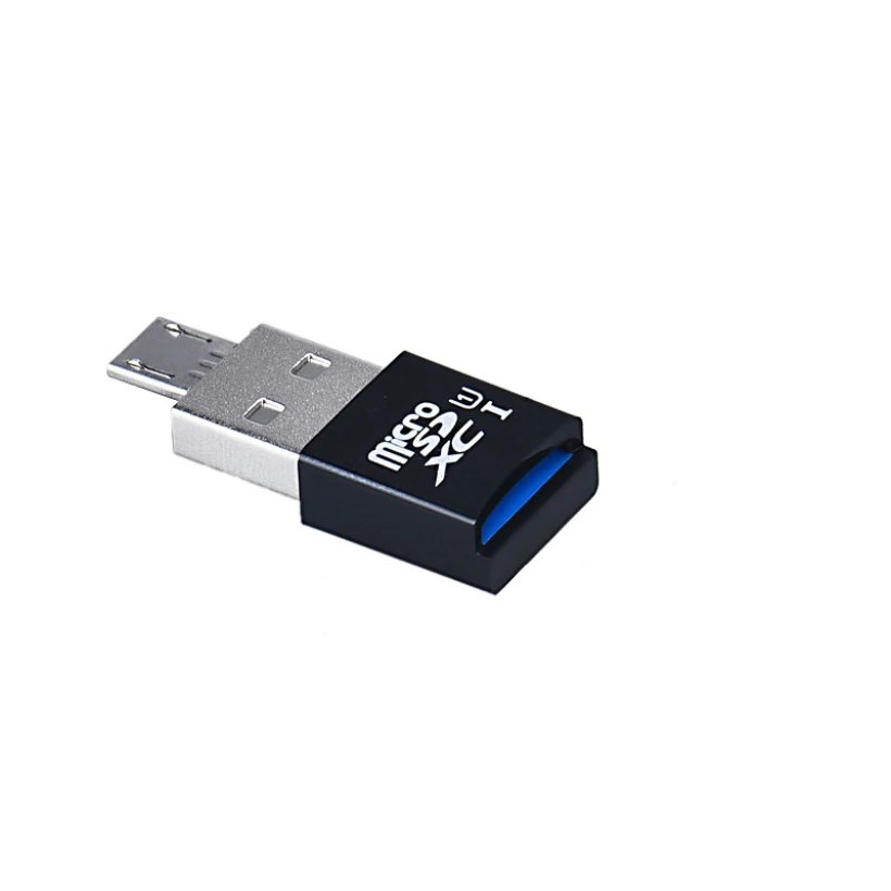 Расширенный мини 5 Гбит/с супер скорость USB 3,0+ OTG Micro SD/SDXC TF кард-ридер адаптер Высокое качество кард-ридер 1 шт. черный L0401