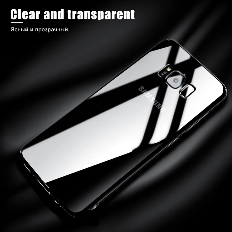 Gertong Clear Crystal Soft Tpu Samsung Galaxy S8 S9 A8 A6 Plus S7