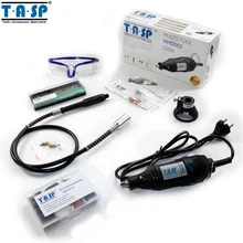 TASP 130W Electric Rotary Tool Variable Speed Mini Drill with Flexible Shaft and 140PC Accessories Power Tools