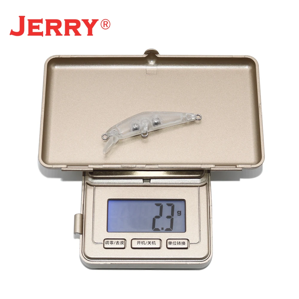 Jerry 10 шт. 45 мм 2,4 г тонущие приманки Minnow заготовки неокрашенные DIY микро сверхлегкие щипцы для рыбалки наживка для рыбы PESCA