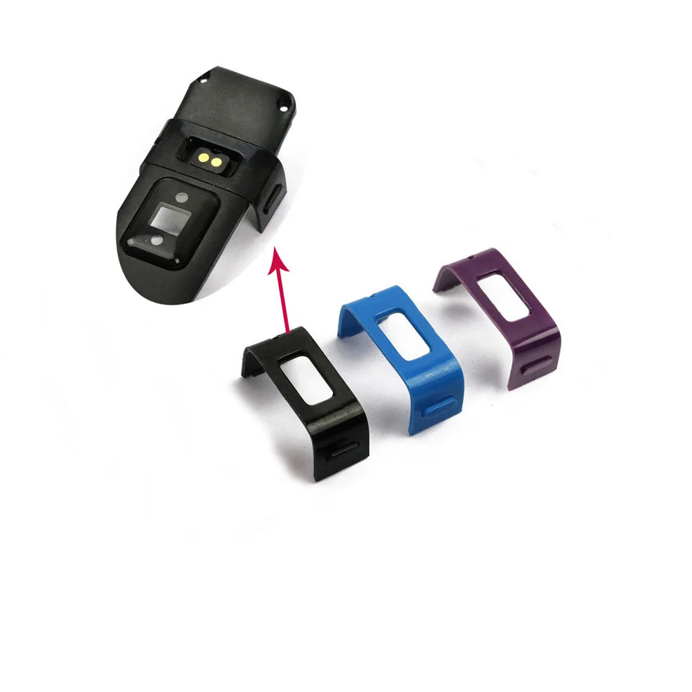 Зажим пряжка для зарядки смарт браслета со сменной кнопкой Fitbit Charge
