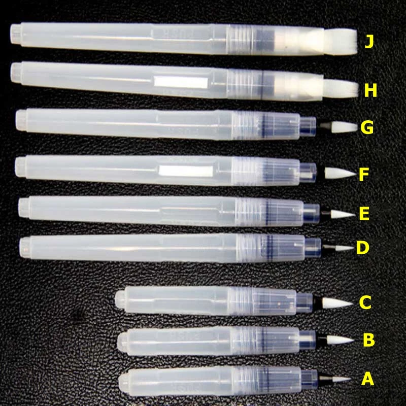 Многоразовая кисть для рисования, акварельная кисть, резервуар для воды, каллиграфия, кисть для рисования, маркер, ручка, цвет воды, для начинающих, принадлежности для рисования