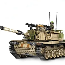 Военная тема M60 ствол танка модель строительные блоки игрушка для детей Рождественский подарок игрушки для мальчиков