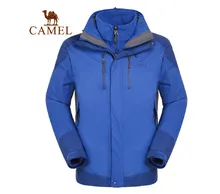 Camel outdoor male outdoor jacket twinset three-in Men 3f60004 outdoor jacket