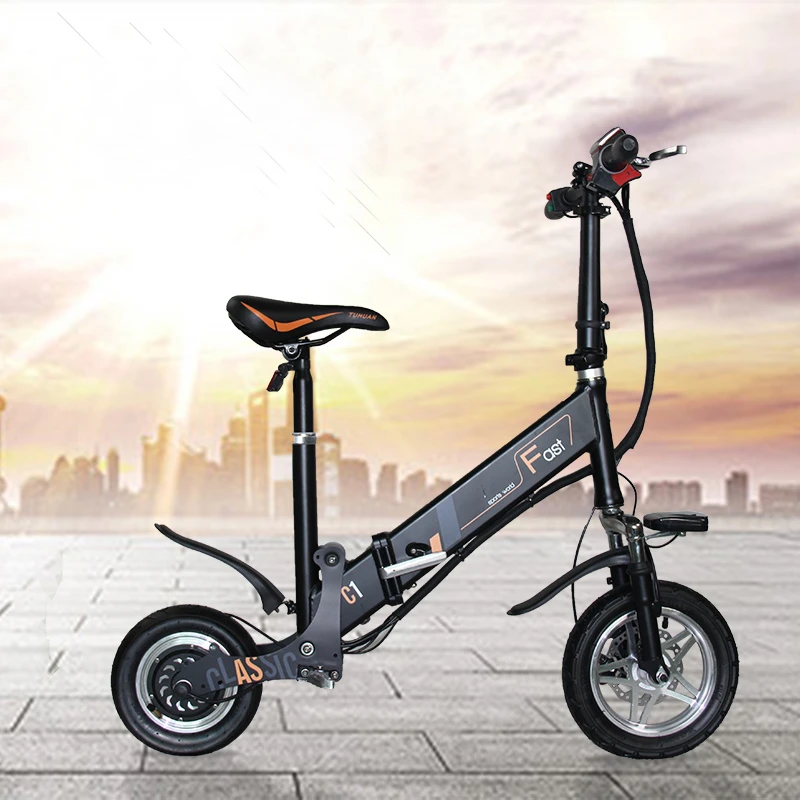 Folding Electric font b Bike b font Electric Bicycle Blectric New Type Of Mini Adult Motorcycles